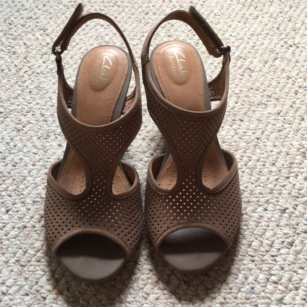Clarks Wedge Heels